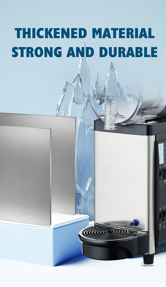 Slushie di ghiaccio per bevande congelate a macchina commerciale da 12 litri 2